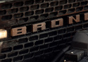 2021-25 Bronco Grille Lettering Overlay Kit- Bronz Ford Racing