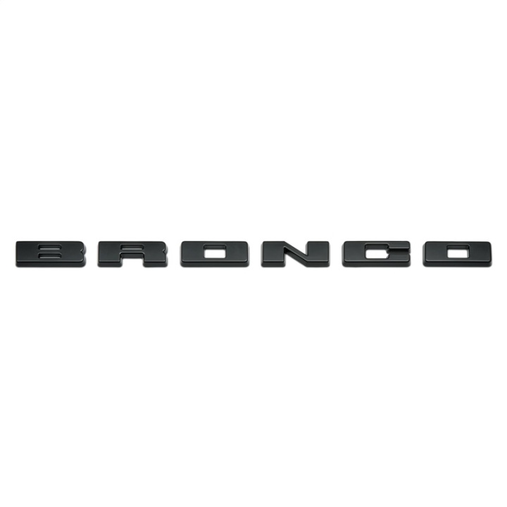 2021-25 Bronco Grille Lettering Overlay Kit - Blac Ford Racing in the group Select car model / Ford at DDESIGN Scandinavia AB (frpM-1447-BLMB)