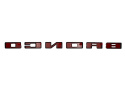 2021-25 Bronco Grille Lettering Overlay Kit - Blac Ford Racing