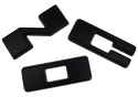 2021-25 Bronco Grille Lettering Overlay Kit - Blac Ford Racing