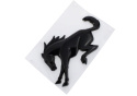 2021-25 Bronco Rear Emblem - Black Ford Racing