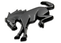 2021+Bronco Rear Emblem -Matte Black Ford Racing