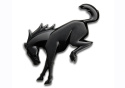 2021+Bronco Rear Emblem -Matte Black Ford Racing