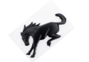 2021+Bronco Rear Emblem -Matte Black Ford Racing