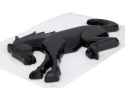 2021+Bronco Rear Emblem -Matte Black Ford Racing
