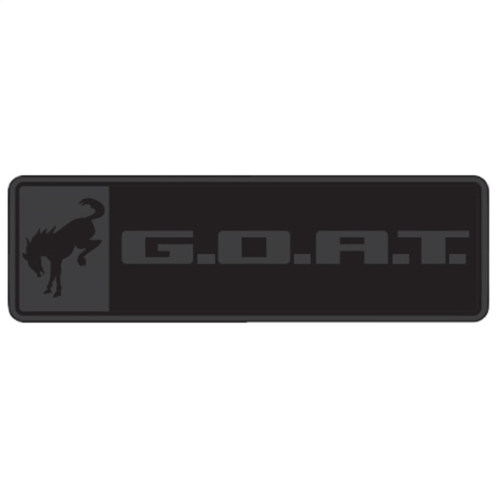 Bronco/Bronco Sport G.O.A.T. Badge - Black/Black Ford Racing in the group Select car model / Ford at DDESIGN Scandinavia AB (frpM-1447-GOATBLK)