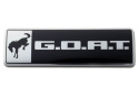 Bronco/Bronco Sport G.O.A.T. Badge - Black/Chrome Ford Racing