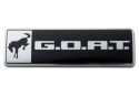 Bronco/Bronco Sport G.O.A.T. Badge - Black/Chrome Ford Racing