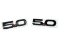 2015-23 Mustang 5.0L Fender Emblem Black Ford Racing