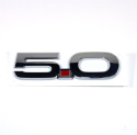 2015-23 Mustang 5.0L Fender Emblem Chrome Ford Racing