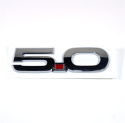 2015-23 Mustang 5.0L Fender Emblem Chrome Ford Racing