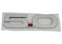 2015-23 Mustang 5.0L Fender Emblem Chrome Ford Racing