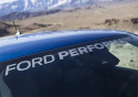 Fp Ranger Windshield Banner - Silver Ford Racing