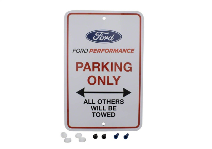 Ford Performance Parking Only Sign Ford Racing in the group Select car model / Ford at DDESIGN Scandinavia AB (frpM-1827-PARK)