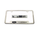 Fp License Plate Frame-Brushed Ss Ford Racing