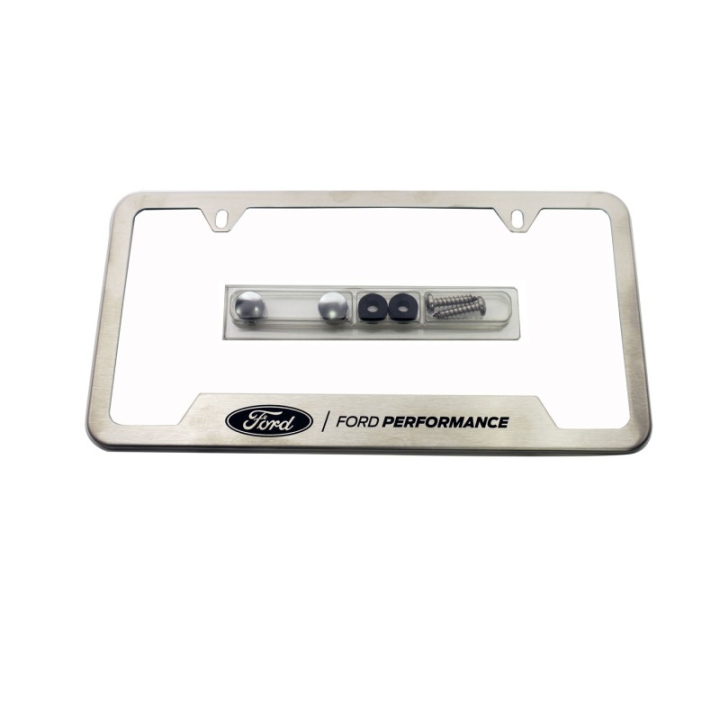 Fp License Plate Frame-Brushed Ss Ford Racing in the group Select car model / Ford at DDESIGN Scandinavia AB (frpM-1828-SS304C)