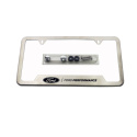 Fp License Plate Frame-Brushed Ss Ford Racing