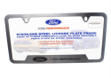 Fp License Plate Frame-Brushed Ss Ford Racing