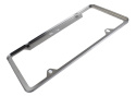 Fp License Plate Frame-Brushed Ss Ford Racing