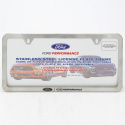 Fp Slim License Plate Frame-Brushed Ss Ford Racing