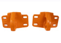 2021-25 Bronco Tow Hooks-Pair-Orange Ford Racing