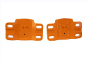 2021-25 Bronco Tow Hooks-Pair-Orange Ford Racing