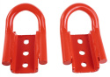 2021-25 Bronco Rear Tow Hook Pair-Red Ford Racing