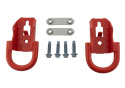 2015-25 F-150 Tow Hooks-Pair-Red Ford Racing