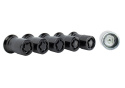 M14 X 1.5 Black Security Lug Nut Kit Of 5 Ford Racing