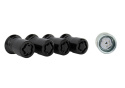M14X1.5 Black Security Lug Nut Kit Of 4 Ford Racing