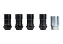 M14X1.5 Black Security Lug Nut Kit Of 4 Ford Racing
