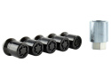 M12X1.5 Black Security Lug Nut Kit Of 5 Ford Racing