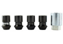 M12X1.5 Black Security Lug Nut Kit Of 4 Ford Racing