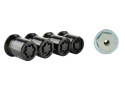 M12X1.5 Black Security Lug Nut Kit Of 4 Ford Racing