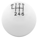 2015-25 Shift Knob-Bullitt™-White Ford Racing