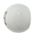 2015-25 Shift Knob-Bullitt™-White Ford Racing