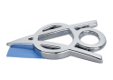 Badge Stick-On Chrome V-8 Ford Racing