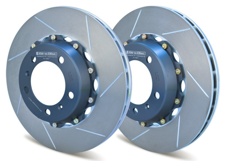 A1-031SL - GiroDisc 2-Piece Rotor Assembly; Left in the group Select car model / Porsche / 997 04-12 / Brakes / Brake discs at DDESIGN Scandinavia AB (gdsA1-031SL)