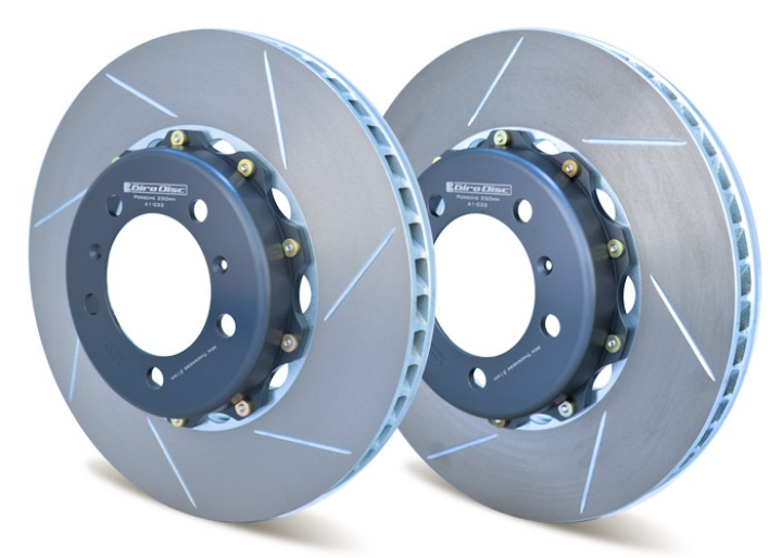 A1-032SR - GiroDisc 2-Piece Rotor Assembly; Right in the group Select car model / Porsche / 981 Cayman 12-16 / Brakes / Brake discs at DDESIGN Scandinavia AB (gdsA1-032SR)