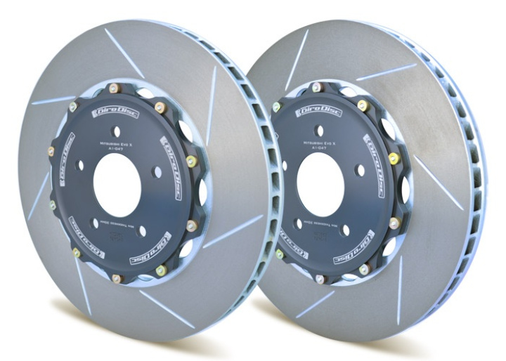 A1-047SR - GiroDisc 2-Piece Rotor Assembly; Right in the group Select car model / Mitsubishi / Lancer 08-17 / Brakes / Brake discs at DDESIGN Scandinavia AB (gdsA1-047SR)