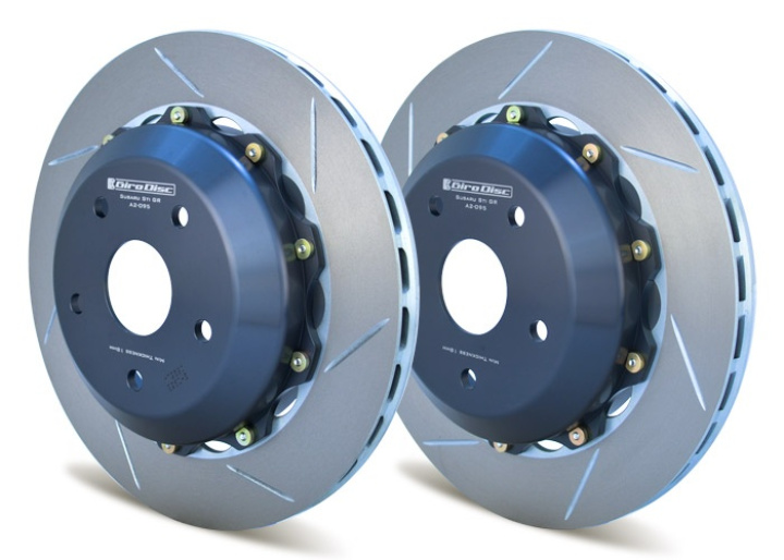 A2-095SL - GiroDisc 2-Piece Rotor Assembly; Left in the group Select car model / Subaru / WRX STI 15-21 / Brakes / Brake discs at DDESIGN Scandinavia AB (gdsA2-095SL)