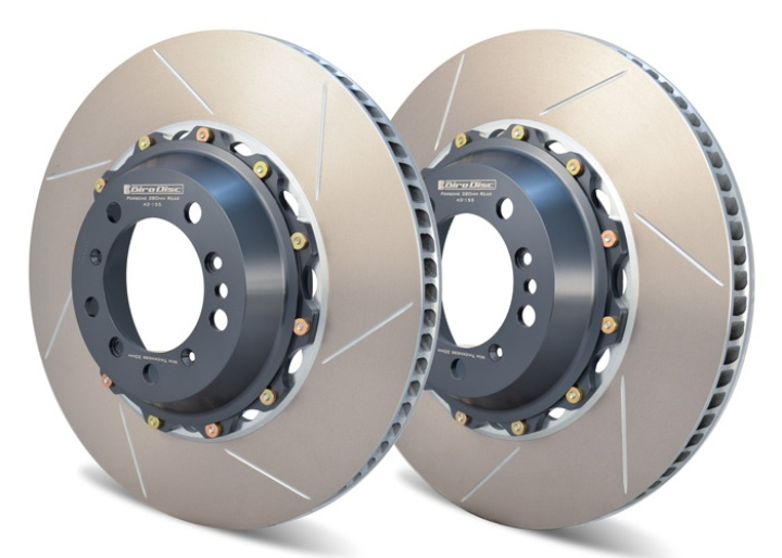 A2-155SL - GiroDisc 2-Piece Rotor Assembly; Left in the group Select car model / Porsche / 981 Cayman 12-16 / Brakes / Brake discs at DDESIGN Scandinavia AB (gdsA2-155SL)