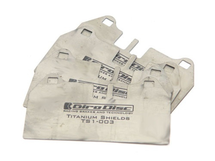 TS-0639-4 - GiroDisc Titanium Backing Plate Kit in the group Select car model / Nissan / Skyline R34 GTR / Brakes / Brake pads at DDESIGN Scandinavia AB (gdsTS-0639-4)