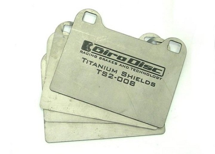 TS-0961-4 - GiroDisc Titanium Backing Plate Kit in the group Select car model / Subaru / WRX STI 15-21 / Brakes / Brake pads at DDESIGN Scandinavia AB (gdsTS-0961-4)