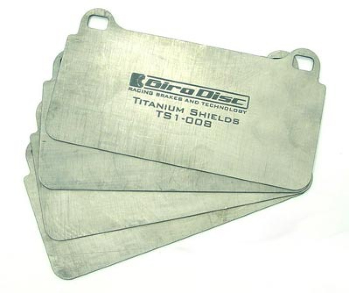 TS-1001-4 - GiroDisc Titanium Backing Plate Kit in the group Select car model / Honda / Civic Type R FK8 17-21 / Brakes / Brake pads at DDESIGN Scandinavia AB (gdsTS-1001-4)