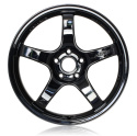 Gram Lights 57CR 18X9.5 +38 5-120 GLOSSY BLACK