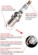 HKS M40HL Spark Plugs φ12×26.5mm Super Fire Racing