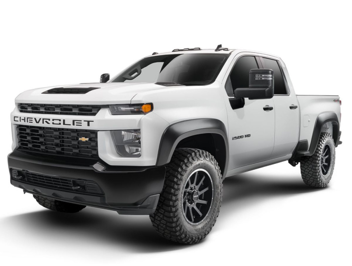 Husky Liners 20-25 Chevrolet Silverado 2500 HD Extend-A-Fender Flares 4pc - Blk in the group Select car model / Chevrolet / Silverado 2019+ at DDESIGN Scandinavia AB (hsl2804986)