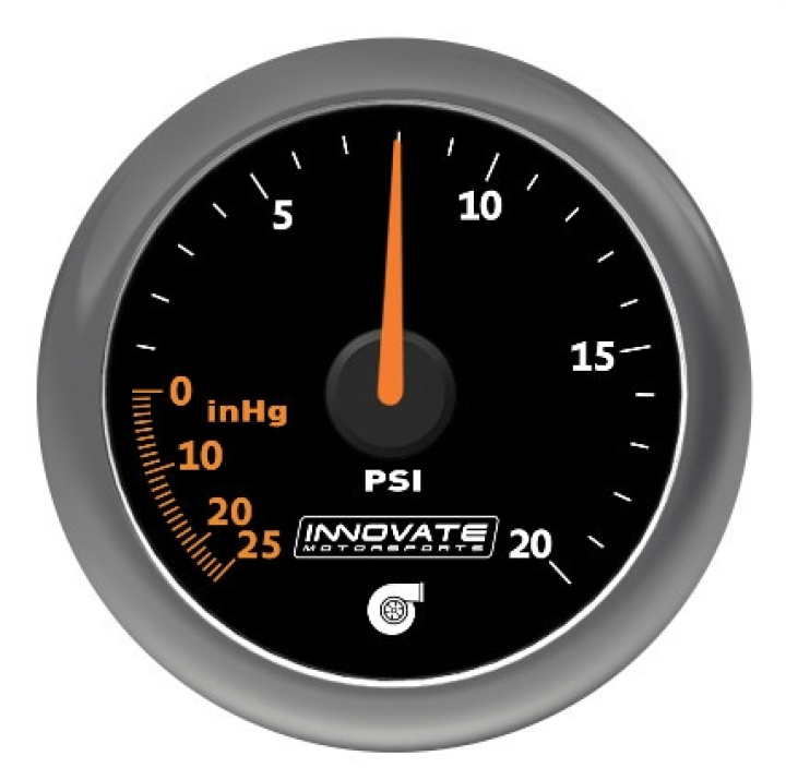 MTX Analog, 20 PSI Vacuum/Boost Gauge Kit, Black Dial Innovate Motorsports in the group Interior / Gauges / Gauges & Gauge Holders / Innovate Motorsport Gauges at DDESIGN Scandinavia AB (inn3857)