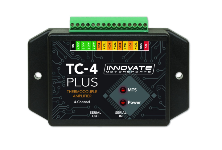 TC-4 PLUS: Thermocouple Amplifier for MTS, 4-Channel w/Analog Outputs NEW! Innovate Motorsports in the group Interior / Gauges / Gauges & Gauge Holders / Innovate Motorsport Gauges at DDESIGN Scandinavia AB (inn3915)